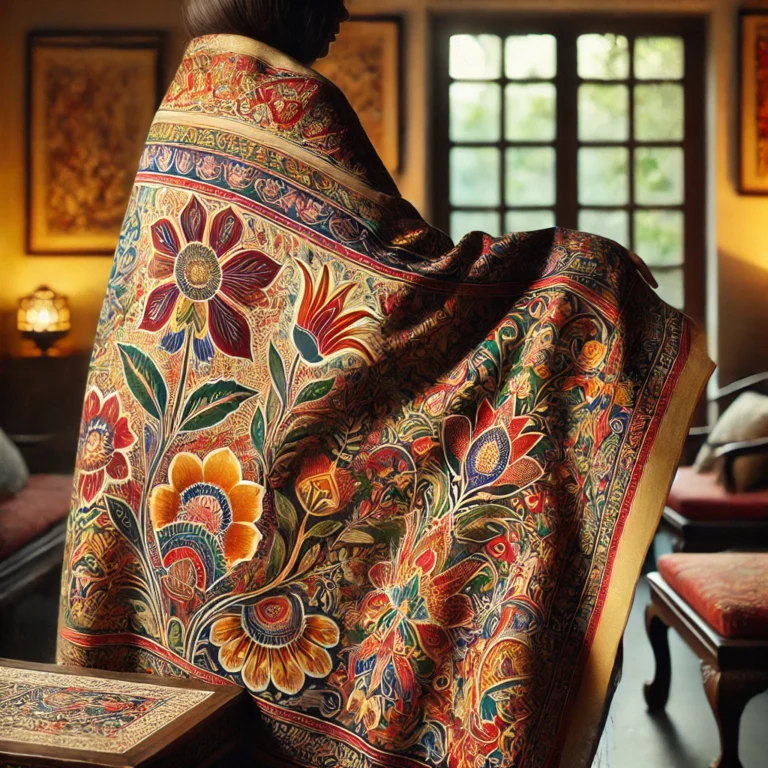 The Artistic Charm of Kalamkari Shawls: A Timeless Fashion Statement”